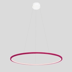 ECHO W FLOK lampa wisząca obręcz LED 40cm - 180cm Ramko (świeci do wewnątrz)