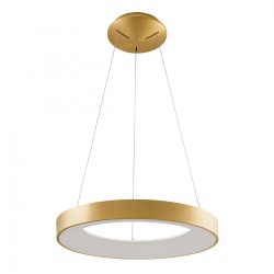 Giulia lampa wisząca złota obręcz LED 48cm