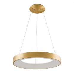 Giulia lampa wisząca złota obręcz LED 60cm