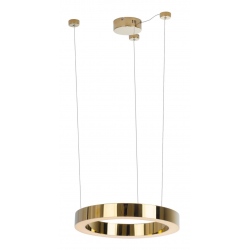 Luxury lampa wisząca 40 cm złota ściemnialna