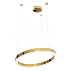 Luxury lampa wisząca 70 cm złota ściemnialna