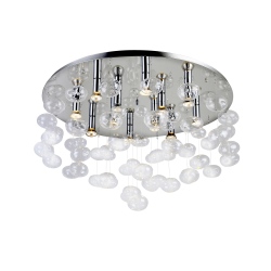 LUVIA 80 przezroczysty plafon lub lampa wisząca przezroczysty