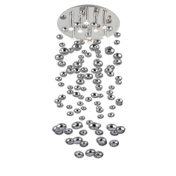LUVIA XL plafon lub lampa wisząca chrom