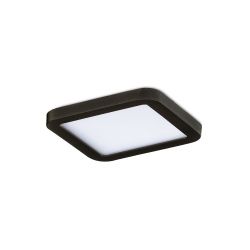 SLIM 9 SQUARE 3000K IP44 oprawa podtynkowa czarny