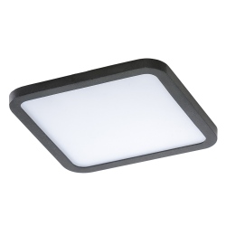 SLIM 15 SQUARE 3000K IP44 oprawa podtynkowa czarny