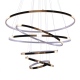 WHEEL 6 LONG ściemnialna lampa wisząca złoty Azzardo