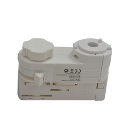 TRACK adapter elektryczny 3 LINE biały