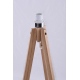 TRIPOD podstawa lampa podłogowa Oak drewniany Azzardo