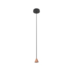 TENTOR podstawa lampa wisząca różowy złoty