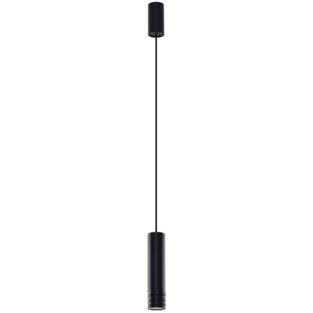 LOCUS L lampa wisząca tuba GU10 czarny Azzardo