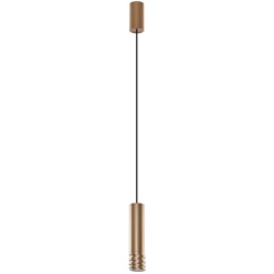 LOCUS L lampa wisząca tuba GU10 szampański
