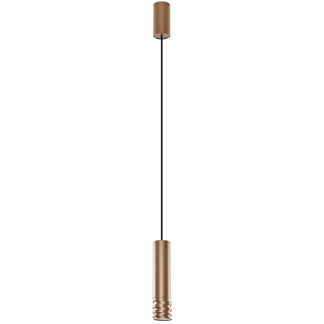 LOCUS L lampa wisząca tuba GU10 szampański Azzardo
