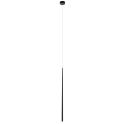 LOUISE 1 lampa wisząca LED długi klosz czarny