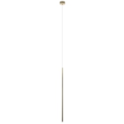 LOUISE 1 lampa wisząca LED długi klosz złoty