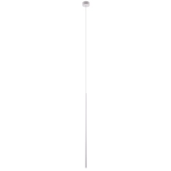 LOUISE 1 lampa wisząca LED długi klosz biały