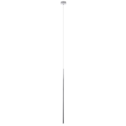 LOUISE 1 lampa wisząca LED długi klosz chrom
