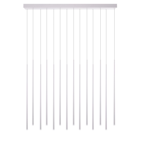 LOUISE 14 lampa wisząca LED długie klosze biały Azzardo