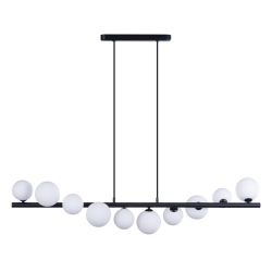 SYBILLA 10 lampa wisząca czarny