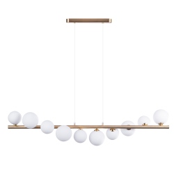 SYBILLA 10 lampa wisząca złoty