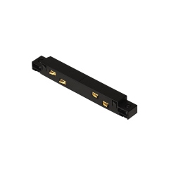 TRACK MAGNETIC prosty łącznik czarny