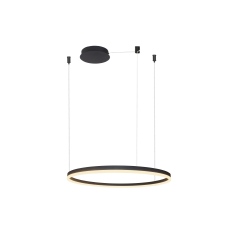 HALO 80 BK lampa wisząca strukturalny czarny