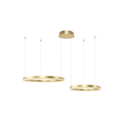 HALO 80+60 CCT GO + pilot lampa wisząca mosiężny złoty