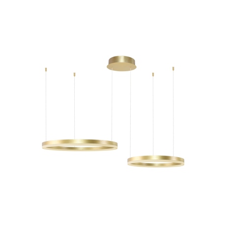 HALO 80+60 CCT GO + pilot lampa wisząca mosiężny złoty Azzardo