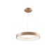SANTANA 80 CCT GO + pilot lampa wisząca szczotkowany złoty, biały akryl Azzardo