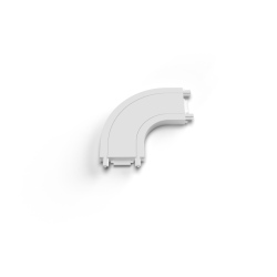 GAMMA TRACK MAGNETIC 5mm ROUND narożnik 90 WH strukturalny biały