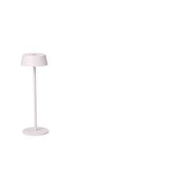 GILBERTO TABLE IP54 WH lampa stołowa zewnętrzna strukturalny biały, biały akryl