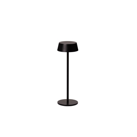 GILBERTO TABLE IP54 BK lampa stołowa zewnętrzna strukturalny czarny, biały akryl Azzardo