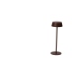 GILBERTO TABLE IP54 CORTEN lampa stołowa zewnętrzna strukturalny CORTEN, biały akryl Azzardo