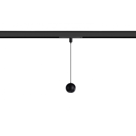 KORI TRACK MAGNETIC 5W 3000K czarna oprawa wisząca do szynoprzewodu Azzardo