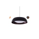 LENOX 40cm czarna miedziana lampa wisząca LED WI-FI 2600-6000K