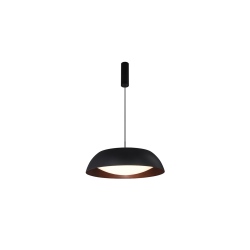 LENOX 60cm czarna miedziana lampa wisząca LED