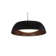 LENOX 60cm czarna miedziana lampa wisząca LED