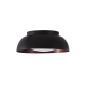 LENOX 60cm czarny miedziany plafon LED