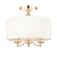 ABU DHABI 1 plafon biały złoty 40cm COSMOLight