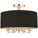 ABU DHABI 1 plafon czarny złoty 50cm COSMOLight
