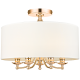 ABU DHABI 1 plafon biały złoty 50cm COSMOLight