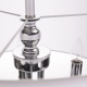 ABU DHABI 1 lampa wisząca biała srebrna 50cm