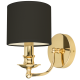 ABU DHABI 1 kinkiet czarny złoty 14cm COSMOLight