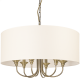 ABU DHABI 2 lampa wisząca biała mosiądz 60cm COSMOLight