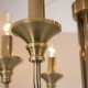 ABU DHABI 2 lampa wisząca biała mosiądz 60cm