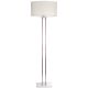 ATHENS lampa podłogowa biała srebrna 21cm COSMOLight