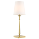 AUSTIN lampa stołowa biała mosiądz 22cm COSMOLight