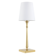 AUSTIN lampa stołowa biała mosiądz 22cm