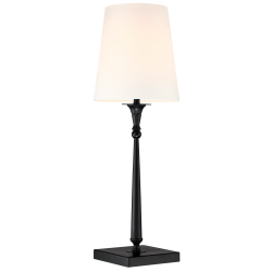 AUSTIN lampa stołowa biała czarna 22cm