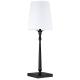 AUSTIN lampa stołowa biała czarna 22cm