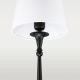 AUSTIN lampa stołowa biała czarna 22cm